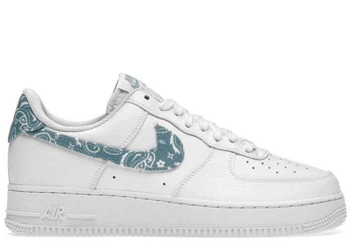 Nike Air Force 1 Low '07 Essential White Worn Blue Paisley